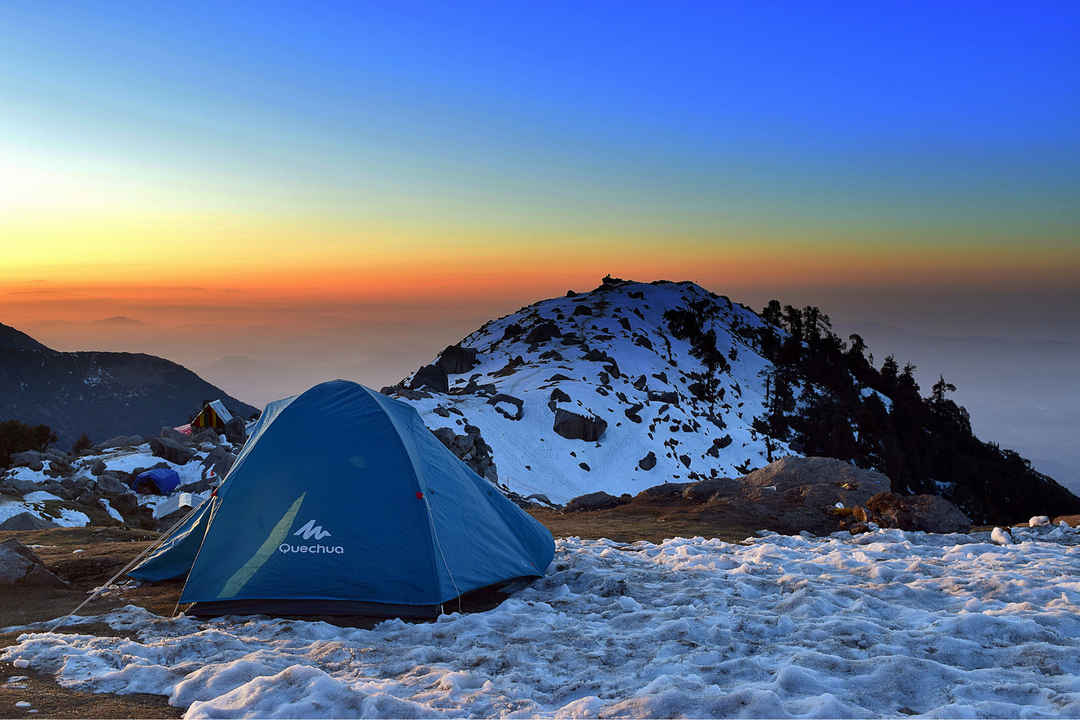 triund winter trek